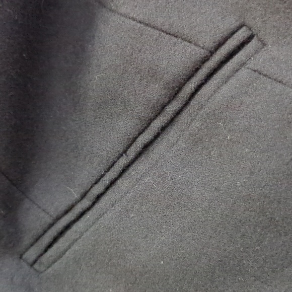Lands End blazer jacket wool/cashmere M black. Perfect staple for your closet - Picture 10 of 11